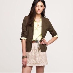 J. Crew Maritime Button Up Blazer Sz Small